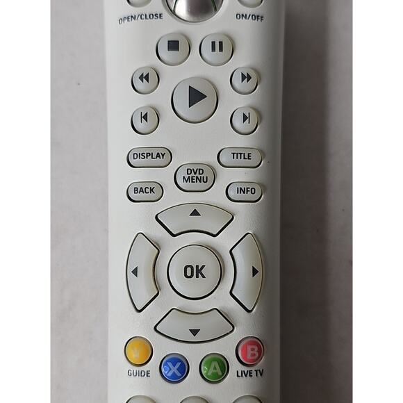 Official Microsoft Xbox 360 Universal Media DVD Remote Control ~ Tested & Works - Picture 5 of 16
